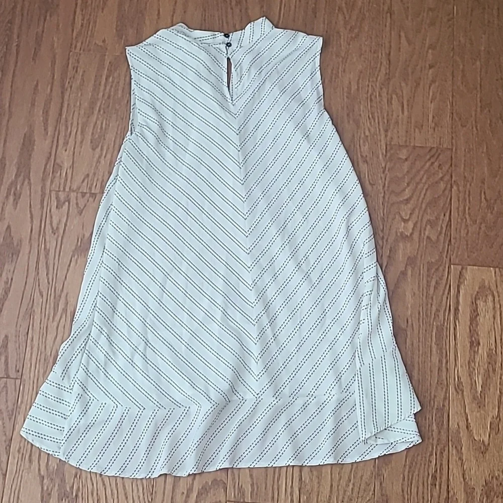 Chico's Dashed Striped Choker Tunic sz XL or 3 Chico’s
